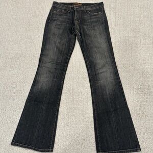 David Kahn Low Rise Flare Dark Jeans